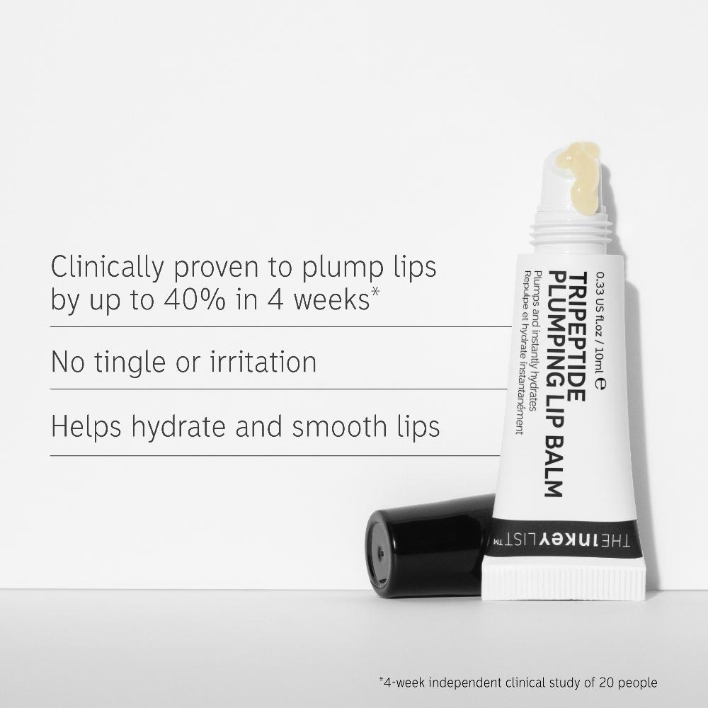 lookfantastic The INKEY List Tripeptide Plumping Lip Balm - Clear Heißer Verkauf