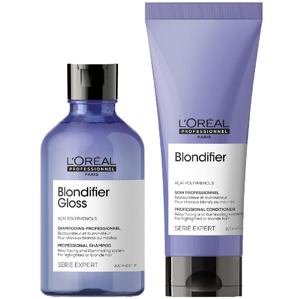 lookfantastic L'Oréal Professionnel Serie Expert Blondifier Gloss Shampoo and Conditioner Duo Sonderangebot der Fabrik