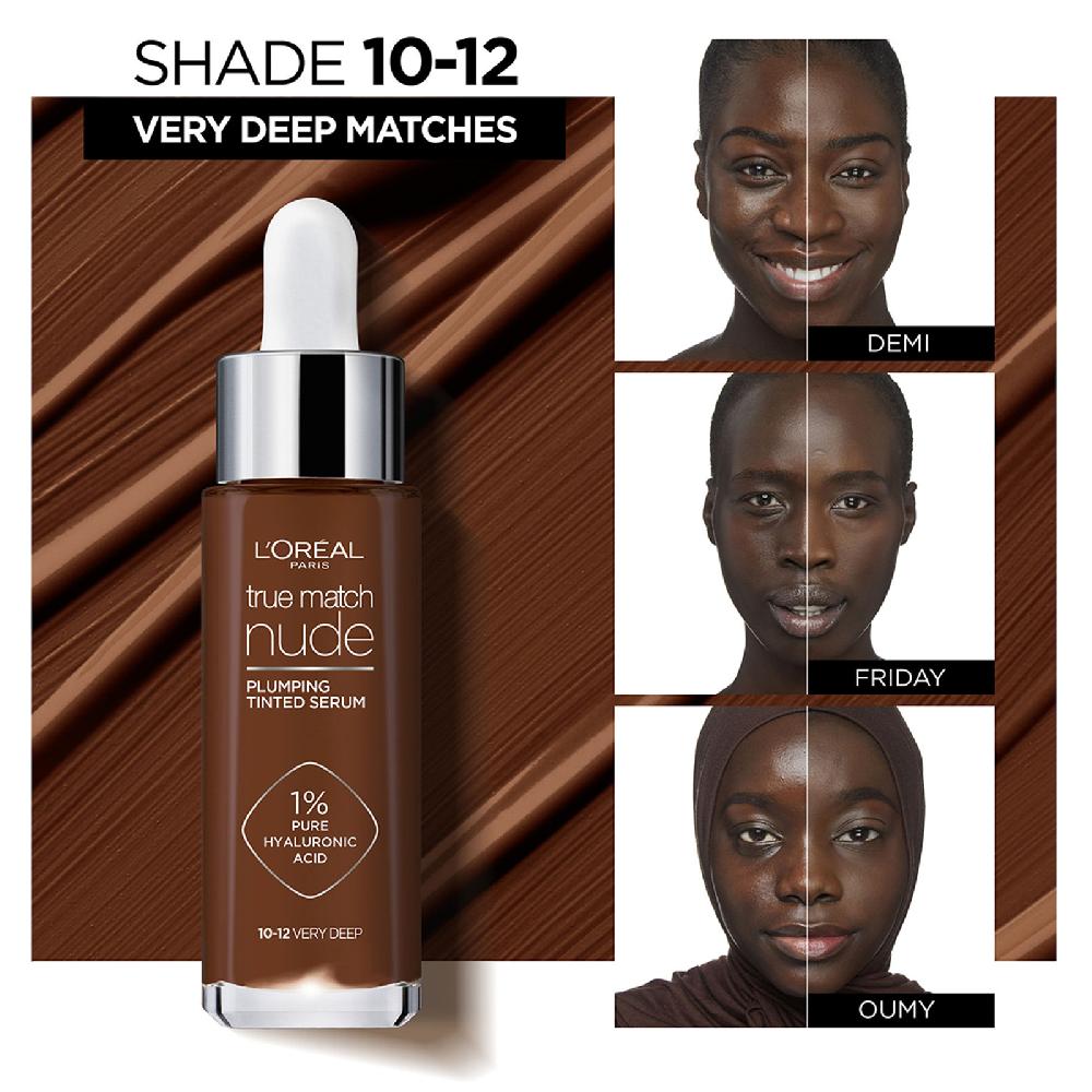 lookfantastic L'Oréal Paris True Match Nude Plumping Tinted Serum (Various Shades) Angebote