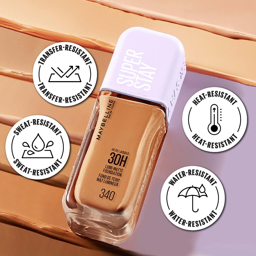 lookfantastic Maybelline Super Stay up to 30H Lumi-Matte Foundation 35ml (Various Shades) Sonderangebot