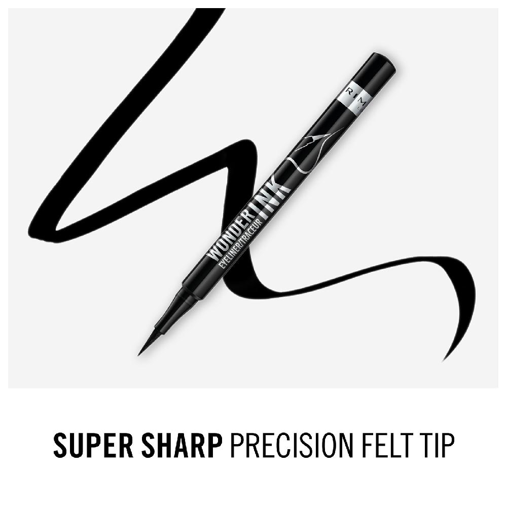 lookfantastic Rimmel Wonder'Ink Flüssiger Eyeliner - Schwarz 1 2 ml Valentinstagsangebot