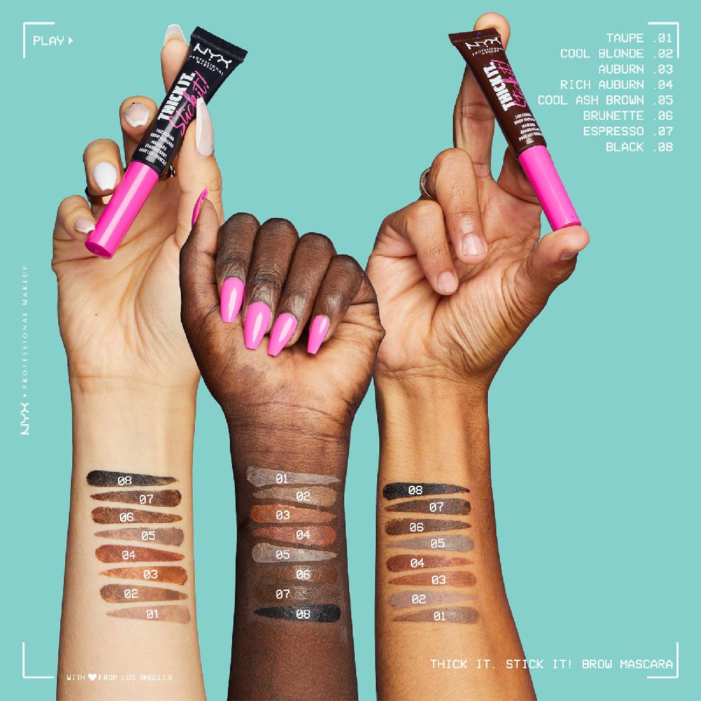 lookfantastic NYX Professional Makeup Thick It. Stick It Brow Mascara (Various Shades) Top Angebot
