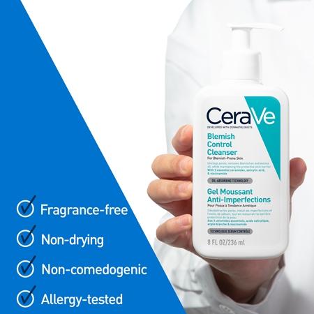 CeraVe CeraVe Blemish Control Reinigungsgel für Unvollkommenheiten wegen Akne Haut Super Sparpreis