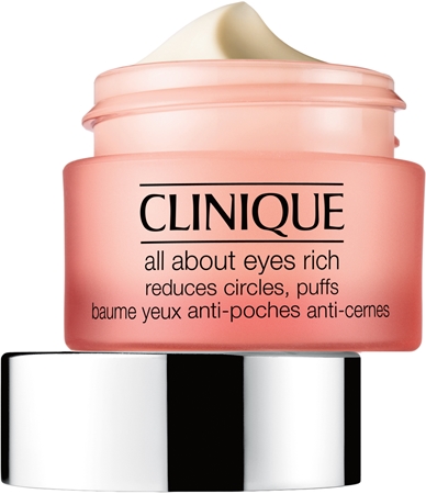 Clinique Clinique All About Eyes™ Rich feuchtigkeitsspendende Augencreme gegen Schwellungen und Augenringe Kostenlose Rückgabe