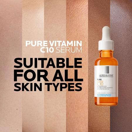La Roche-Posay La Roche-Posay Pure Vitamin C10 aufhellendes Serum gegen Falten mit Vitamin C Neueste Stile