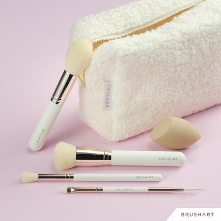 BrushArt BrushArt Basic Soft Glam make-up brush set Pinselset mit Täschchen Sonderangebote