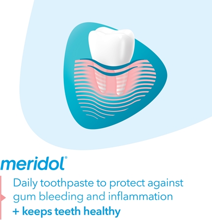Meridol Meridol Gum Protection Zahnpasta unterstützt die Regeneration von gereiztem Zahnfleisch Begrenzte Freigabe