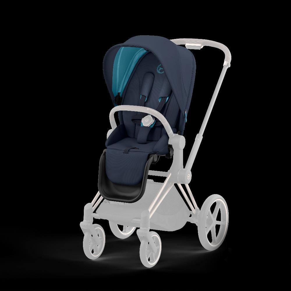 babymarkt Kombikinderwagen Priam Rosegold Dark Navy Conscious Collection Tägliche Deals