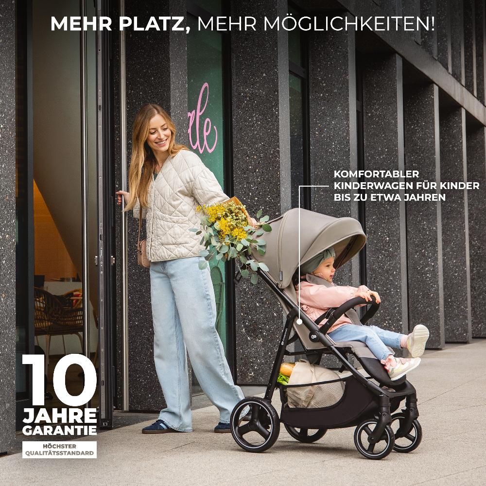 babymarkt Buggy TRIG 3 Beige Sonderangebot der Fabrik