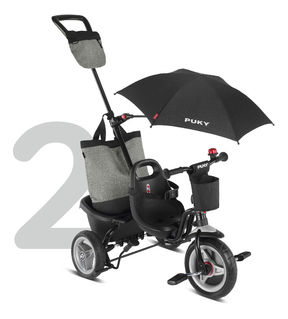 babymarkt 4 in 1 Dreirad Ceety Comfort schwarz 2442 Rabatte dieses Monats