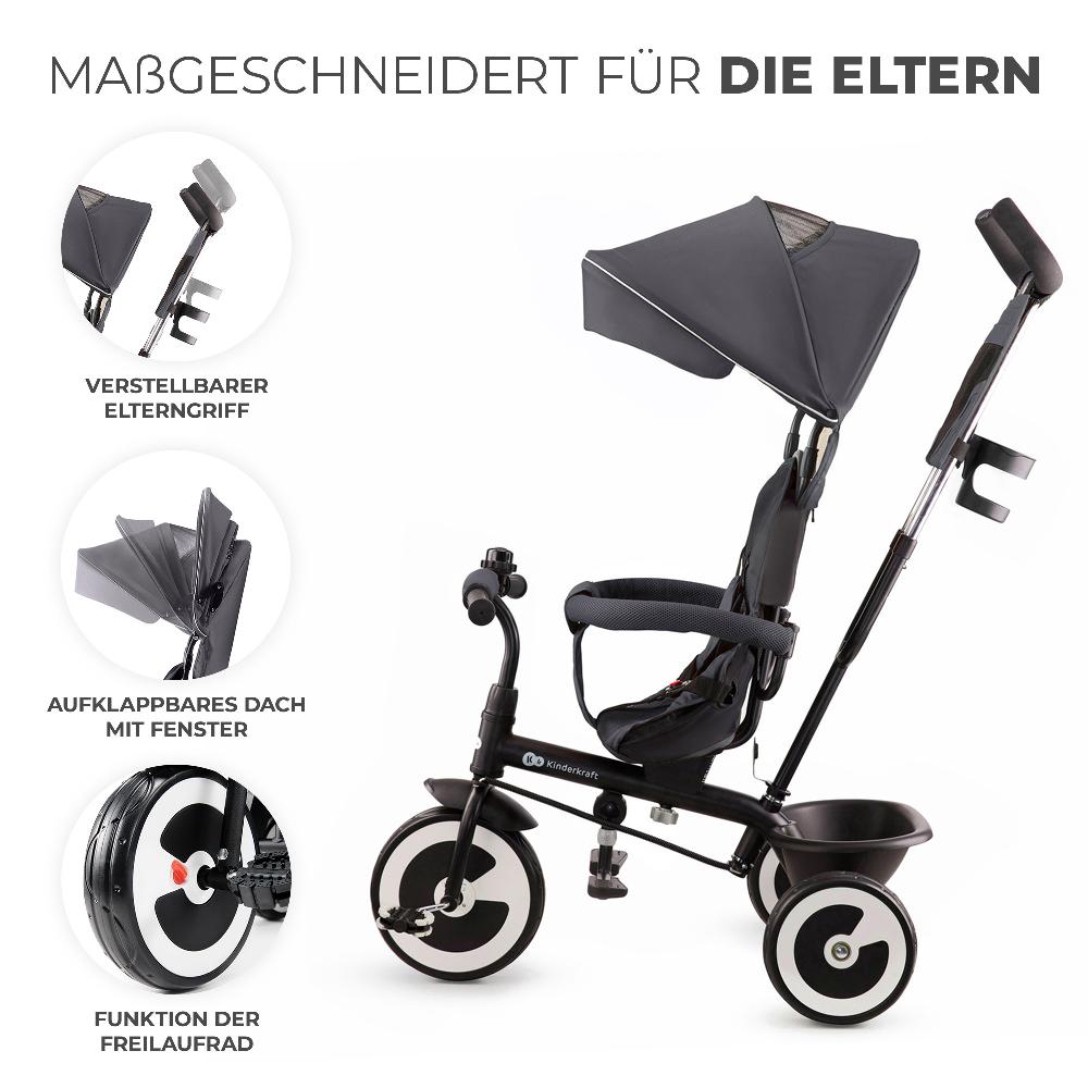 babymarkt Dreirad Aston grau Online