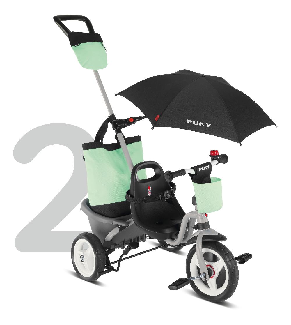 babymarkt 4 in 1 Dreirad Ceety Comfort lichtgrau 2440 Auslauf