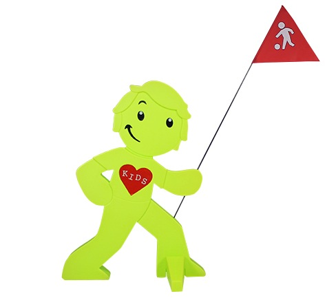 babymarkt Streetbuddy Warnfigur für mehr Kindersicherheit - grün Exklusivangebot