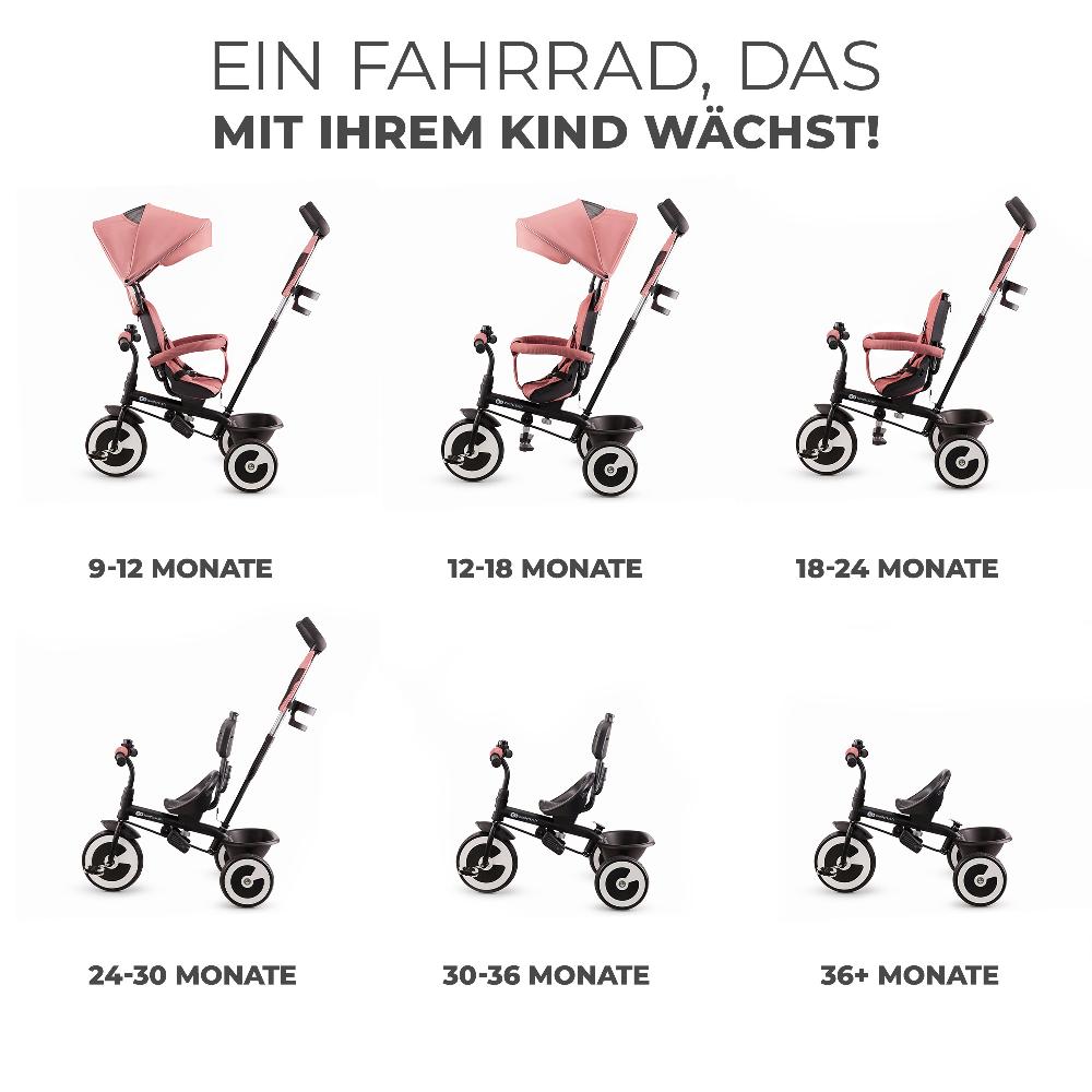 babymarkt Dreirad Aston rose pink Preisnachlass