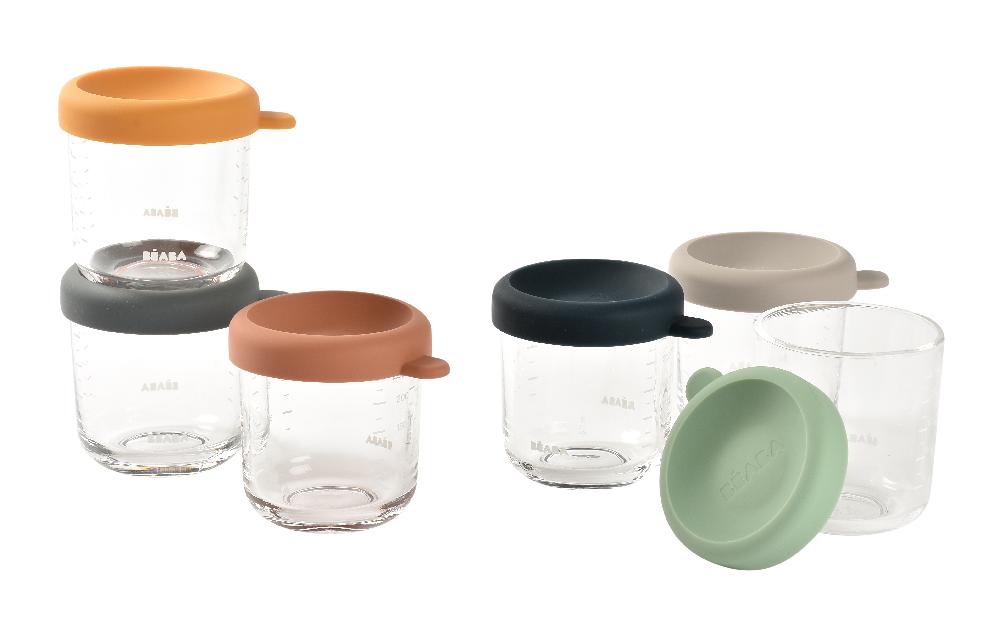 babymarkt Portionsbehälter 6er Set aus Glas sunrise Große Rabatte