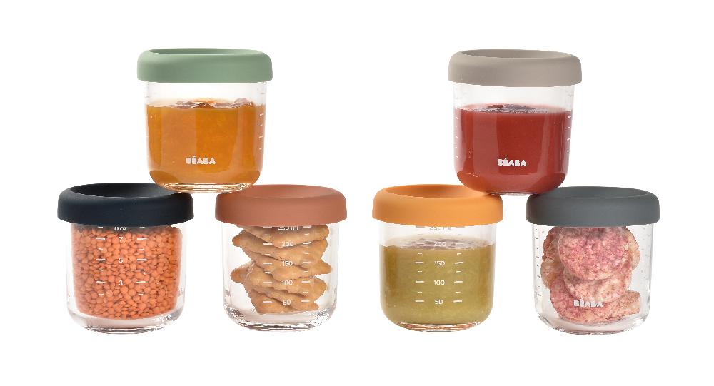 babymarkt Portionsbehälter 6er Set aus Glas sunrise Große Rabatte