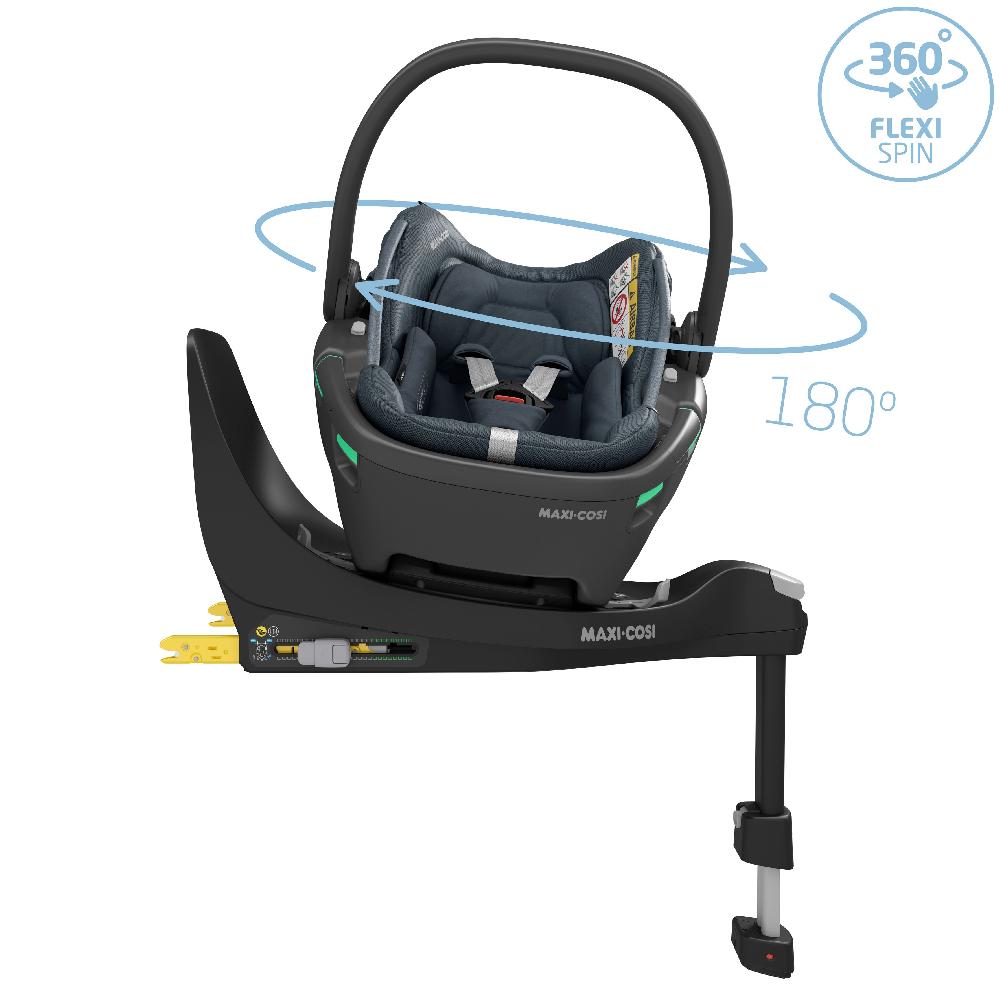 babymarkt Set Babyschale Coral 360 Essential Graphite plus Basisstation FamilyFix 360 Kauf eins, bekomm eins gratis