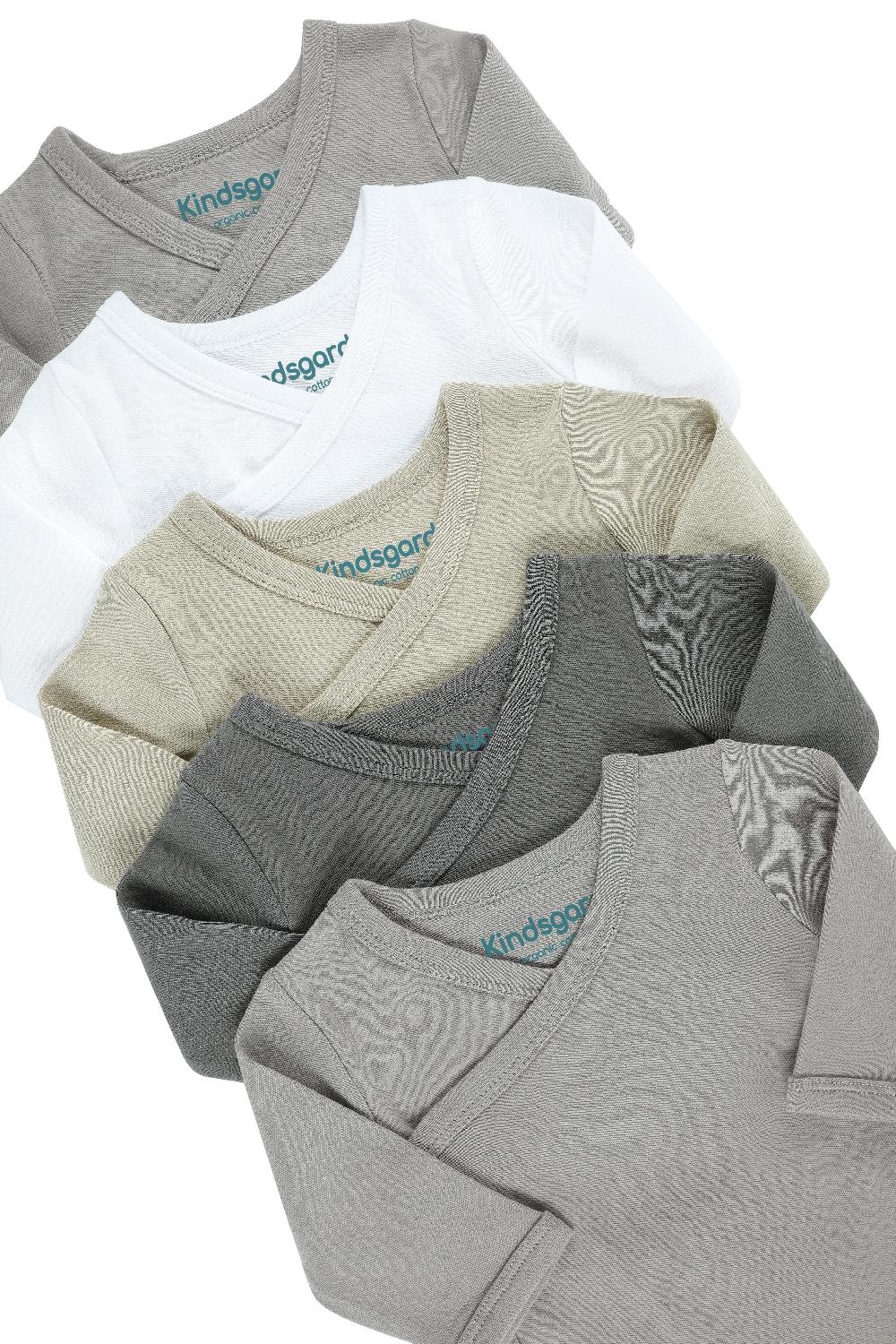 babymarkt Wickelbody trunder 5er-Pack langarm grau Super Rabatt