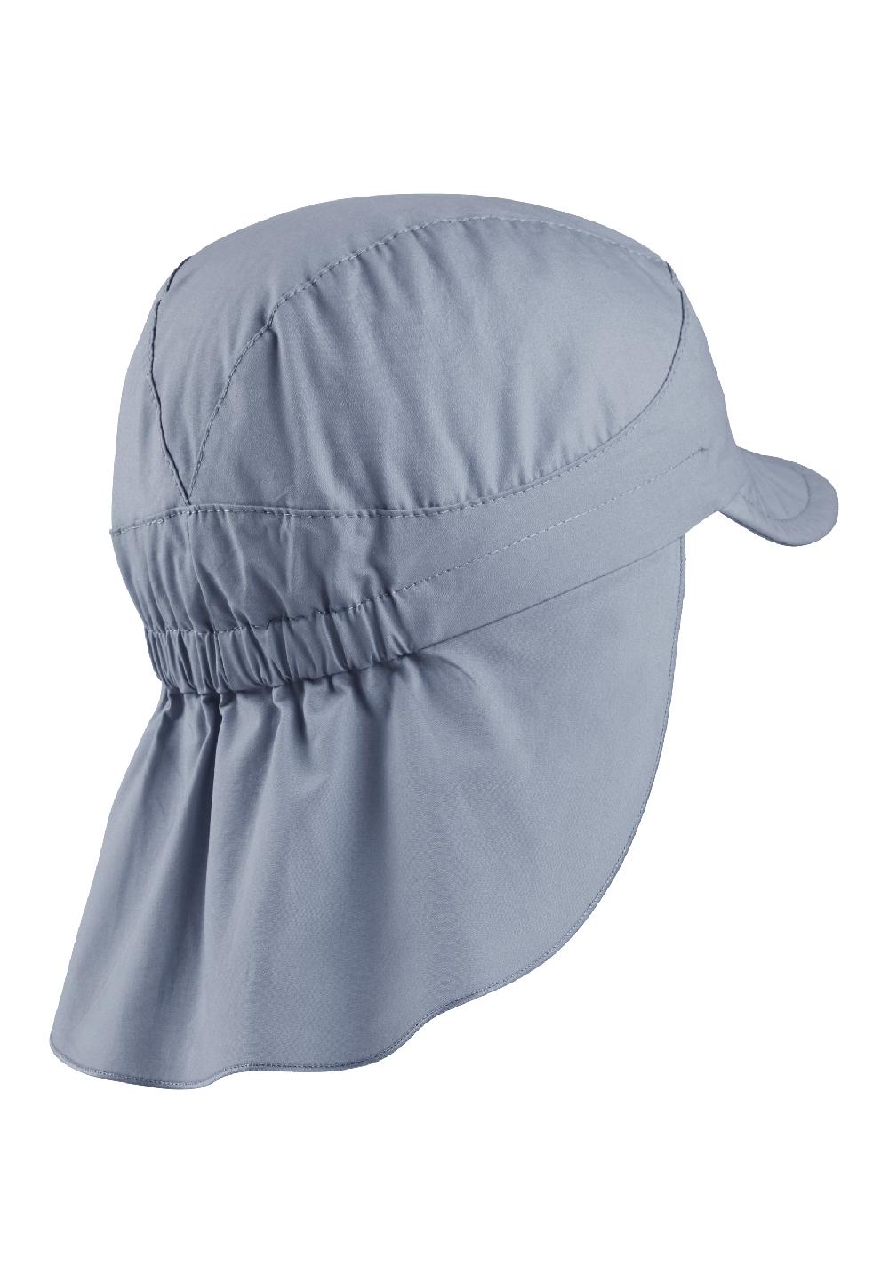 babymarkt Schirmmütze mit Nackenschutz Basic graublau Im Verkauf