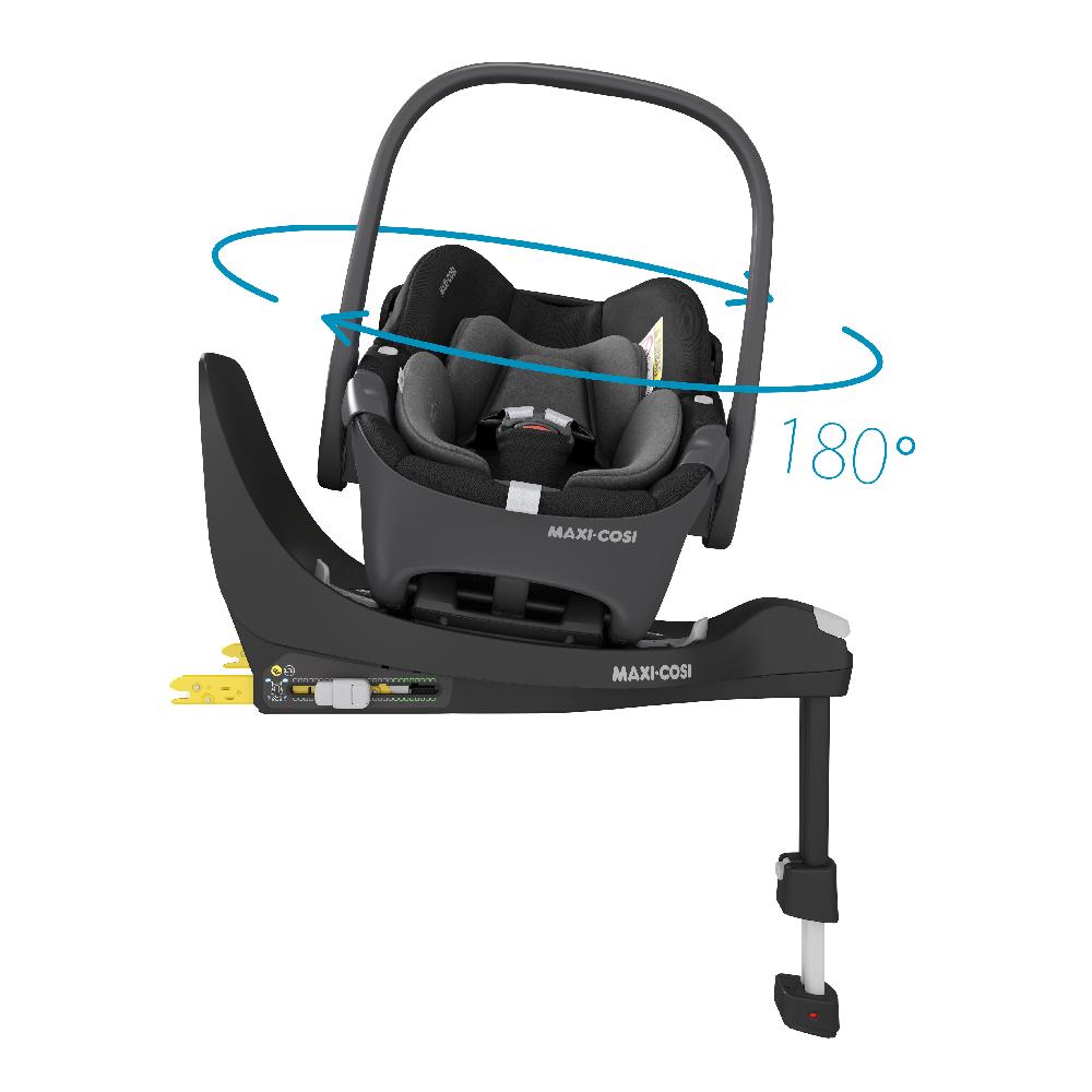 babymarkt Set Babyschale Pebble 360 Essential Black plus Basisstation FamilyFix 360 Jubiläumsangebot