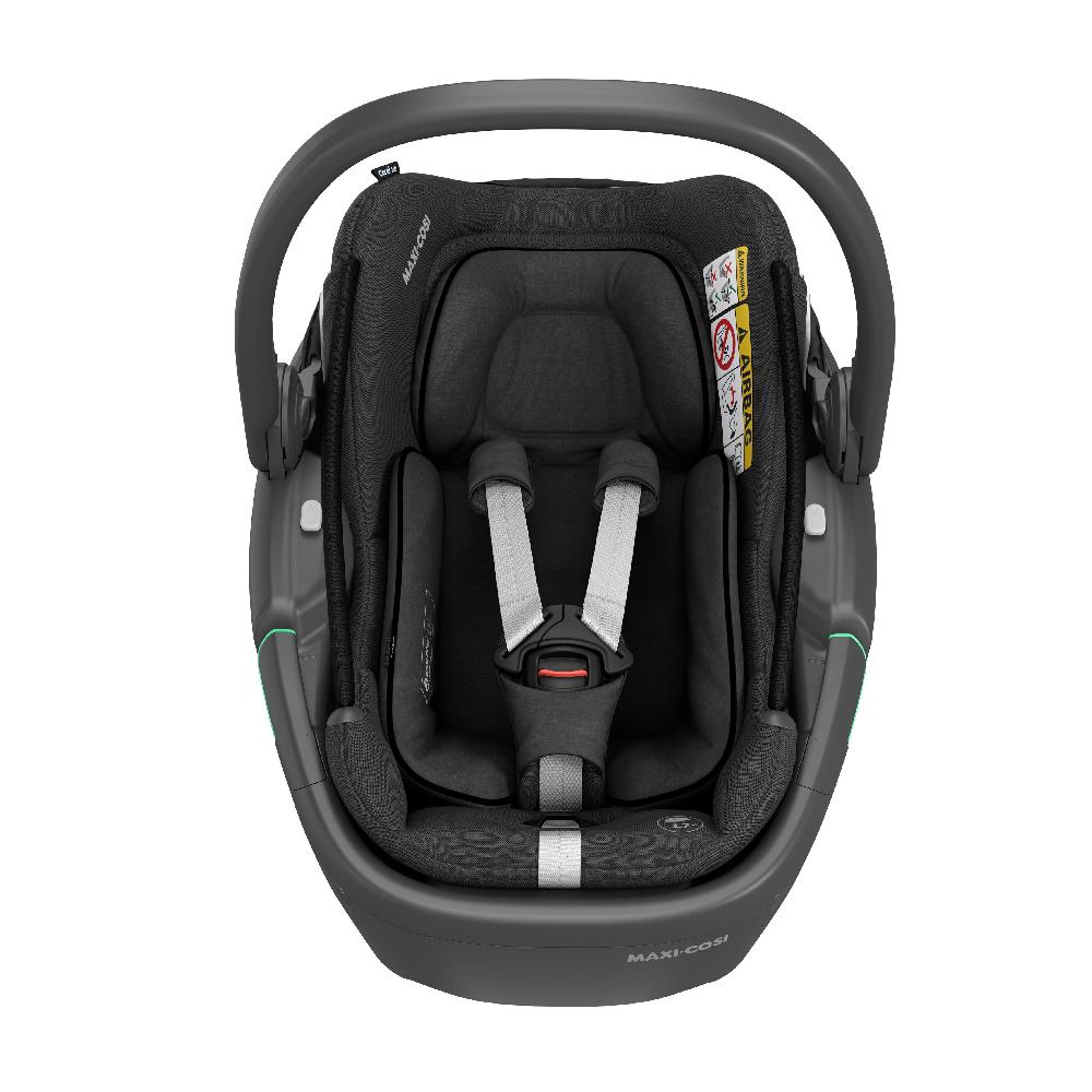 babymarkt Set Babyschale Coral 360 Essential Black plus Basisstation FamilyFix 360 Räumungsverkauf