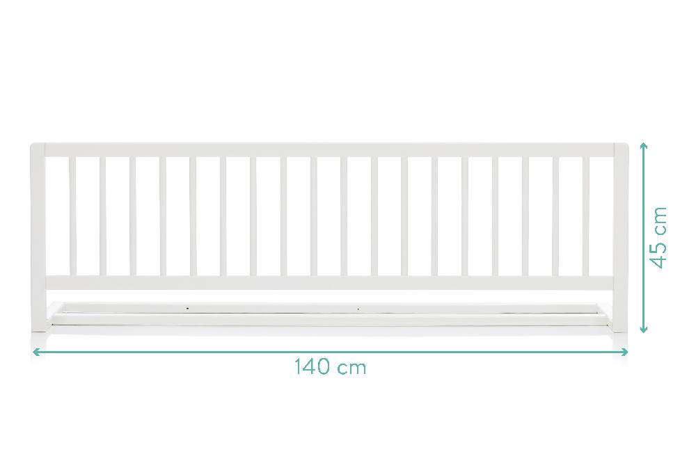 babymarkt Bettgitter Lilly 140 x 45 cm weiß 2025
