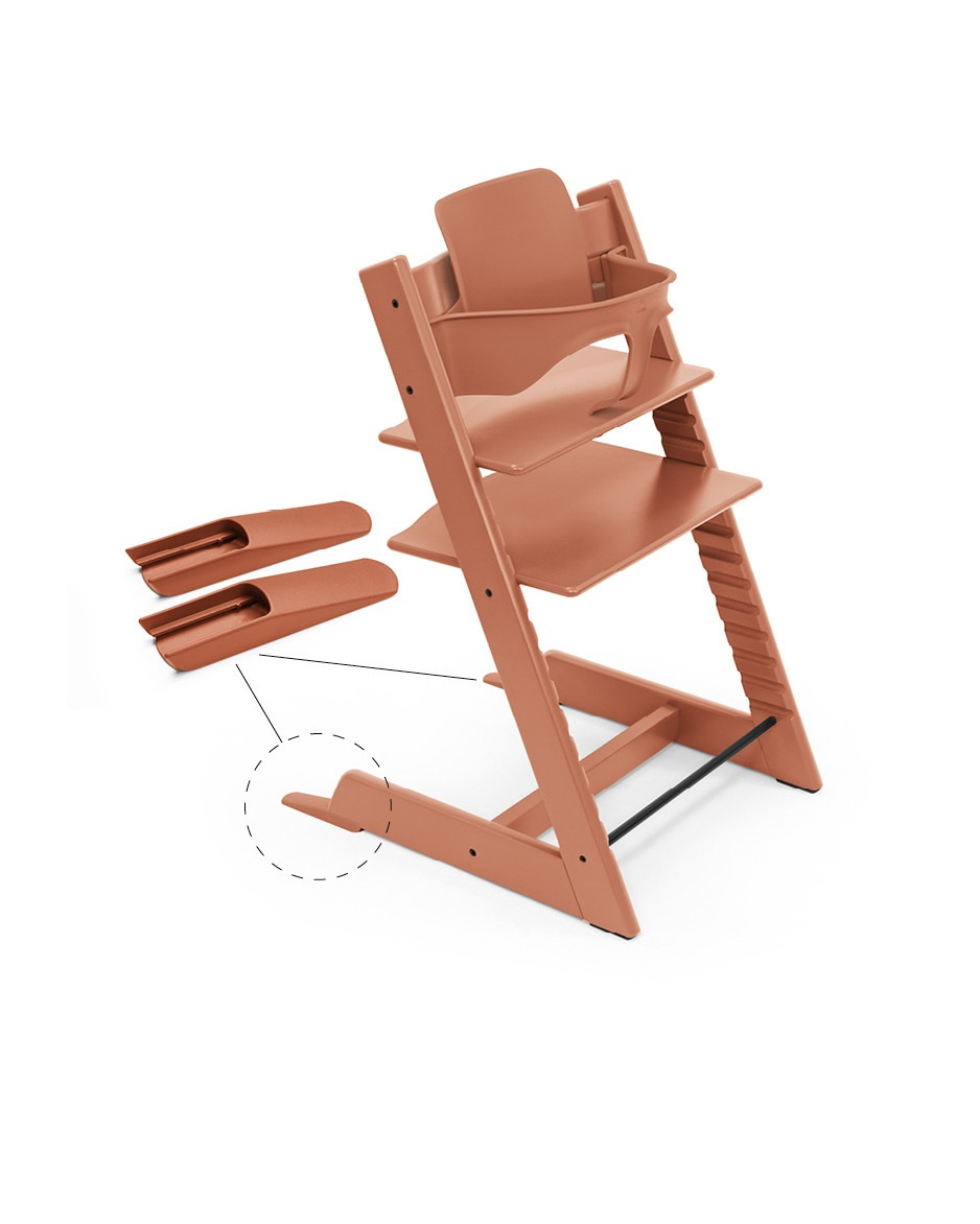 babymarkt Tripp Trapp Hochstuhl Buche Terracotta + gratis Baby Set V2 Terracotta Hotsell