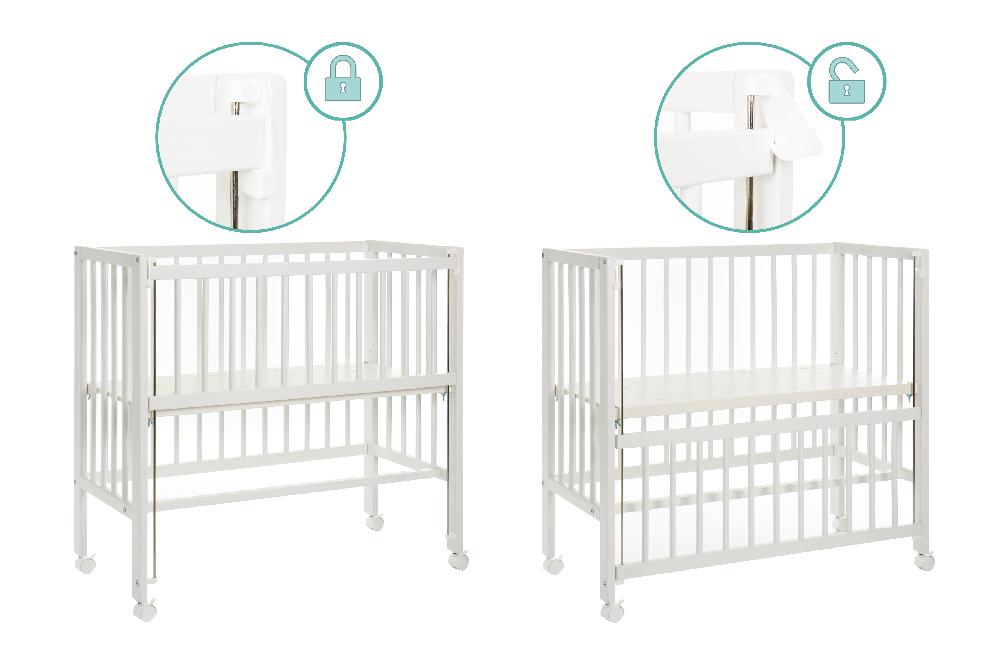 babymarkt Beistellbett Cocon weiß Schlussverkauf