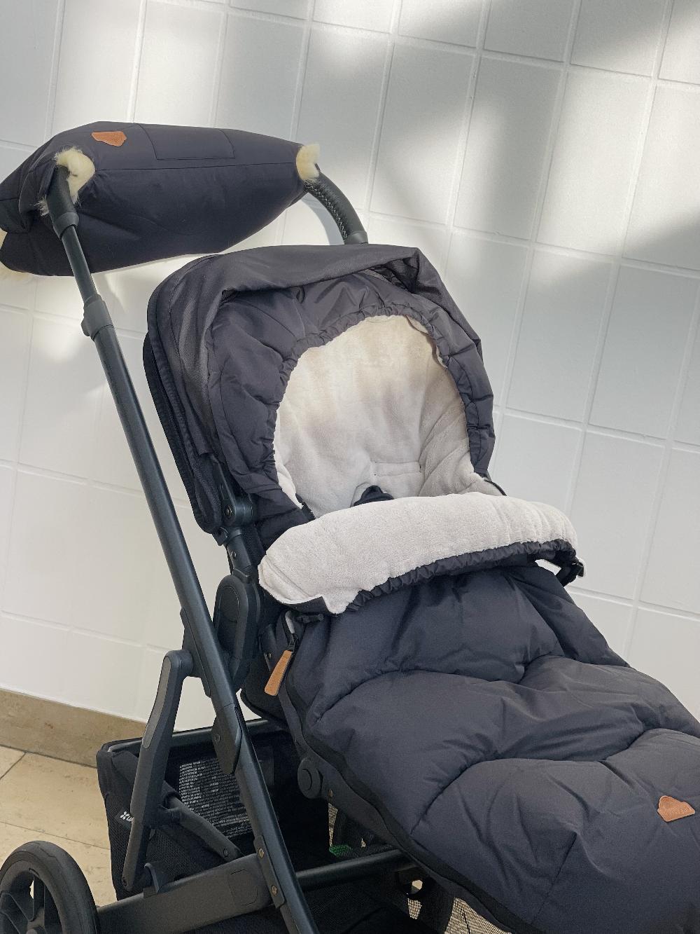 babymarkt Winterfußsack vanntasly Thermo schwarz Sonderangebot