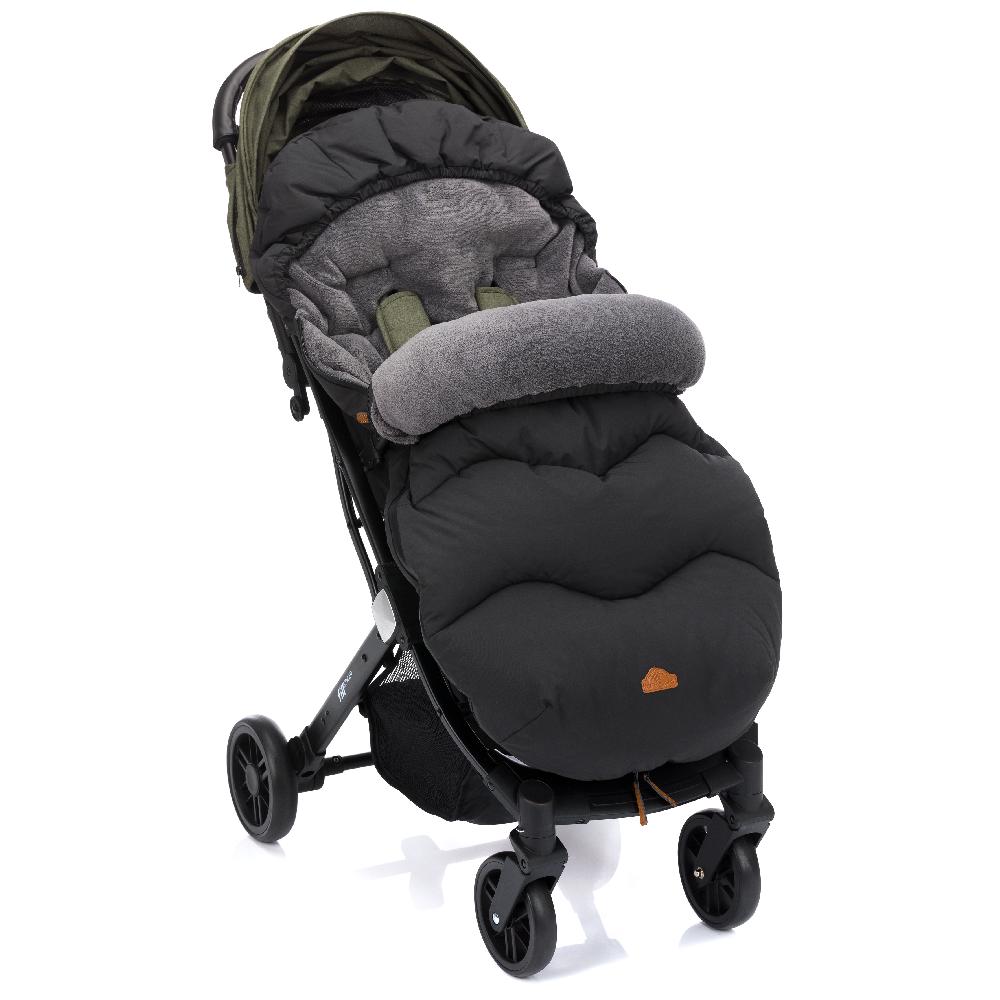 babymarkt Winterfußsack vanntasly Thermo schwarz Sonderangebot