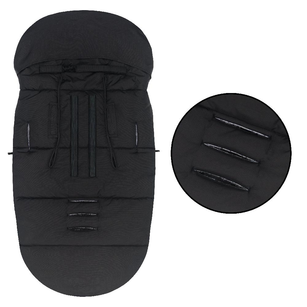 babymarkt Winterfußsack vanntasly Thermo schwarz Sonderangebot