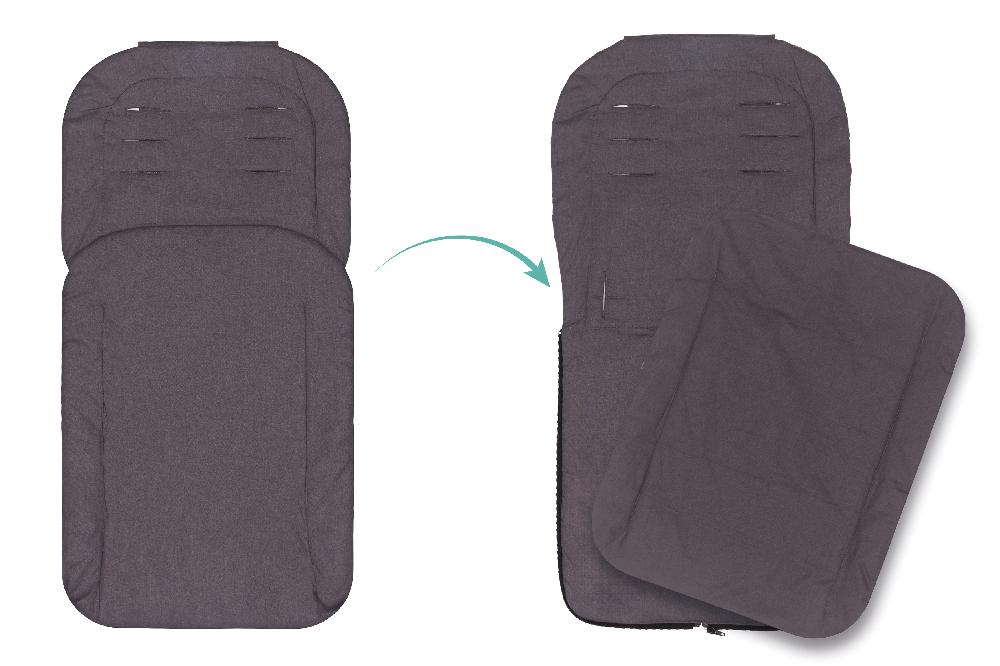 babymarkt Sommerfußsack Eco 83x43 cm grau Bestseller