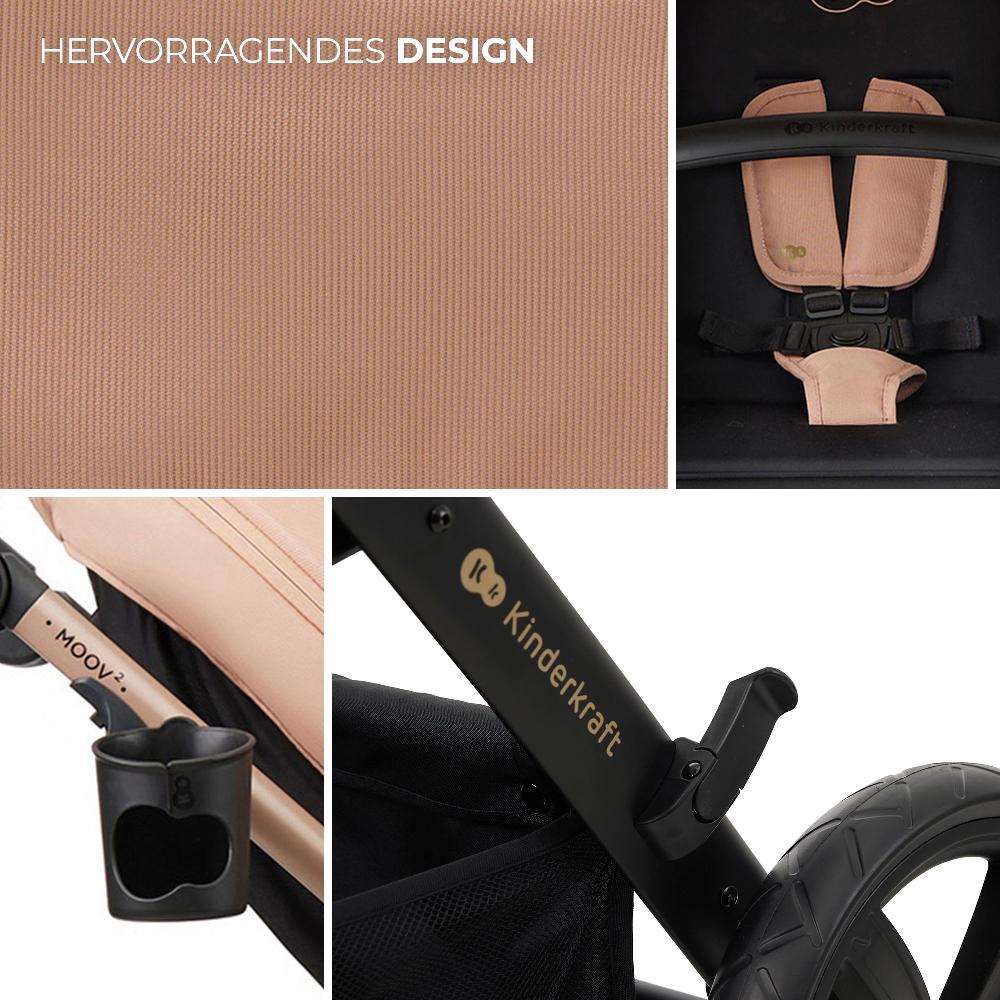 babymarkt Kombikinderwagen 3 in 1 MOOV 2 beige 50% Rabatt mit kostenlosem Versand