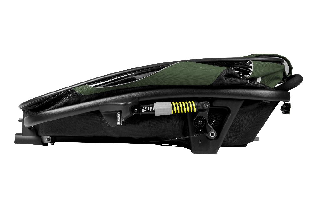 babymarkt Kinderfahrradanhänger Outback mit Rückenlehnenverstellung Green Black Meist gekauft