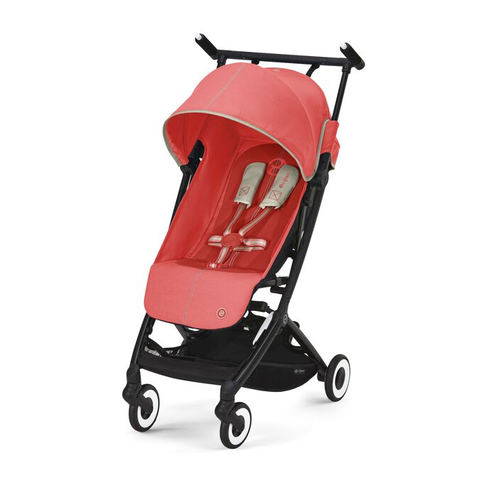 babymarkt Buggy Libelle Hibiscus Red inklusive Babyschale Cloud G i-Size Lava Grey und Adapter Begrenztes Angebot