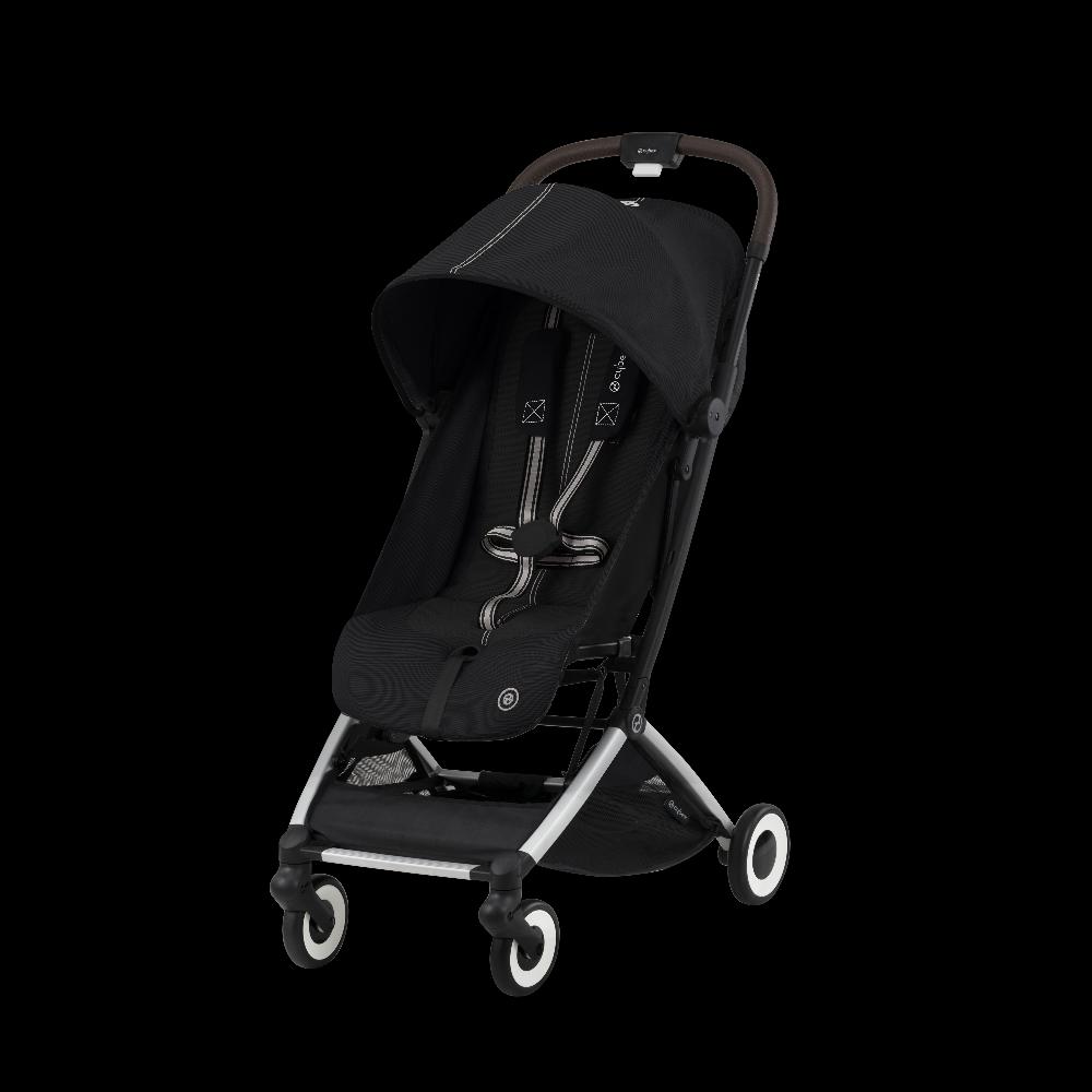 babymarkt Kinderwagen Orfeo Silver Moon Black inklusive Babyschale Cloud G i-Size Lava Grey und Adapter Online Shopping