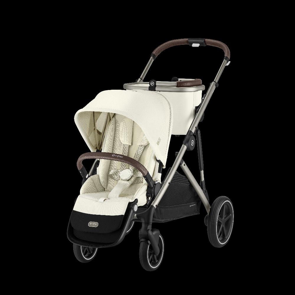 babymarkt Kinderwagen Gazelle S Taupe Seashell Beige inklusive Babyschale Cloud G i-Size Plus Seashell Beige Basisstation Base G und Adapter Exklusivangebot