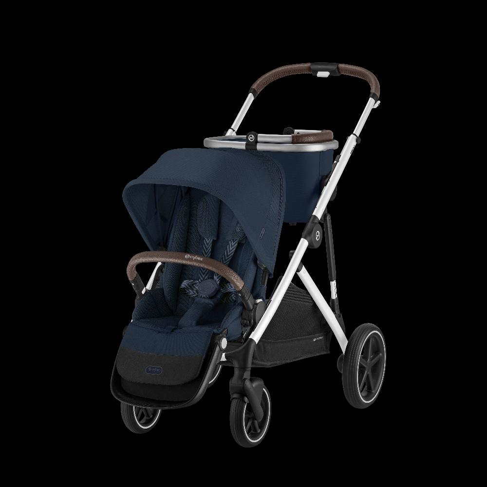 babymarkt Kinderwagen Gazelle S Silver Ocean Blue inklusive Babyschale Cloud G i-Size Plus Ocean Blue Basisstation Base G und Adapter Preisnachlass