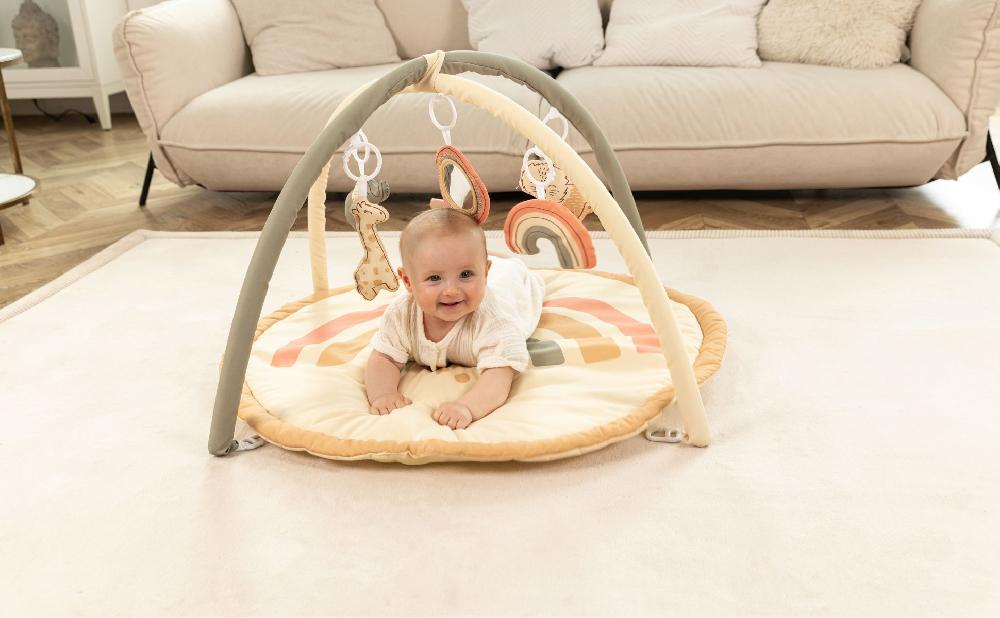 babymarkt Samtmatte-Spielmatte für Baby 200 x 150 cm Beige Top Angebot