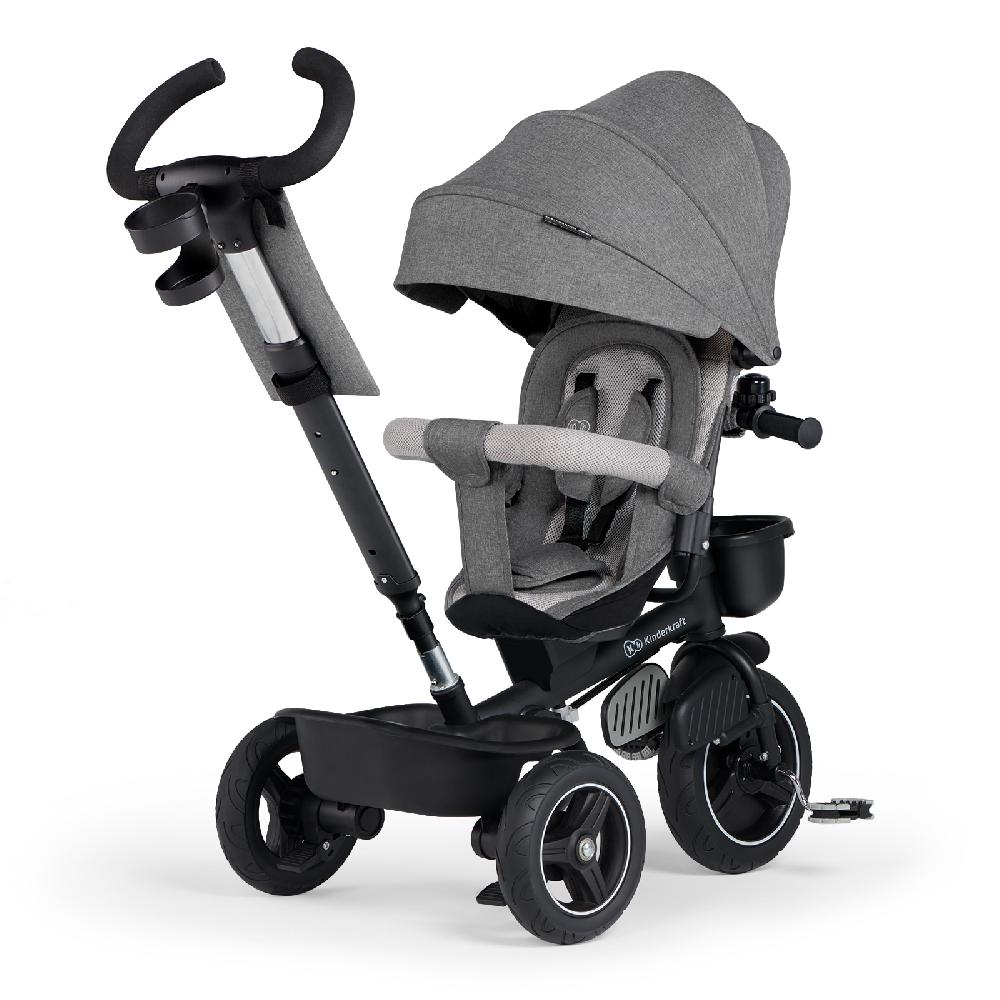 babymarkt 5 in 1 Dreirad SPINSTEP platinum grey Neuheiten