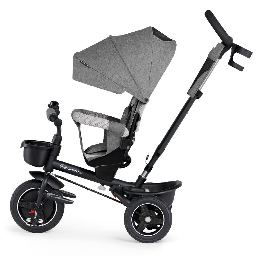 babymarkt 5 in 1 Dreirad SPINSTEP platinum grey Neuheiten