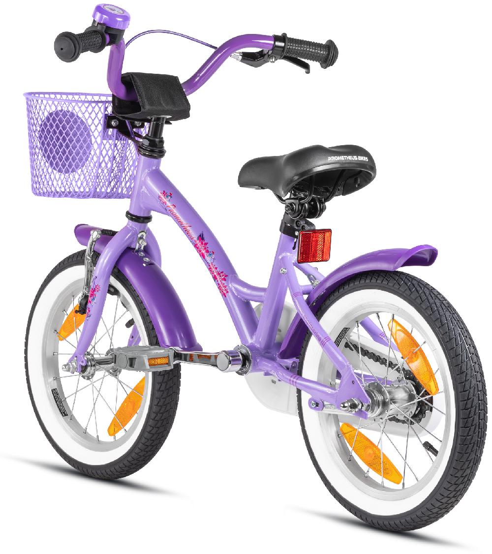 babymarkt Kinderfahrrad 14" mit Stützräder violett-weiß Letzte 2 Tage