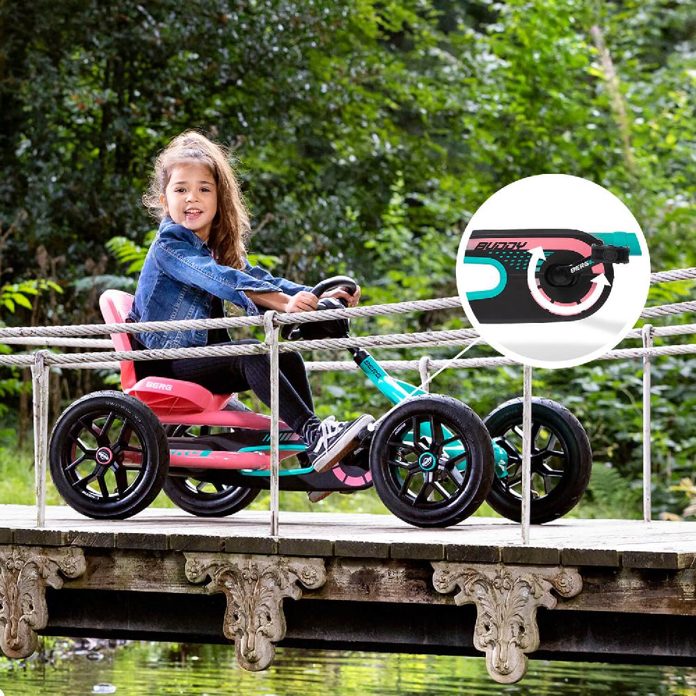 babymarkt Pedal Go-Kart Buddy Graphite Sondermodell - limitiert Vierteljährliche Förderung