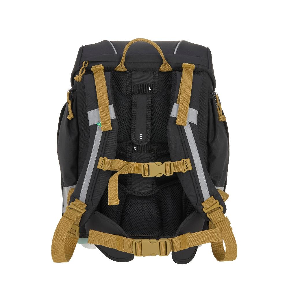 babymarkt Schulranzen-Set 7-tlg. Boxy Unique black Begrenzt auf 3 Tage