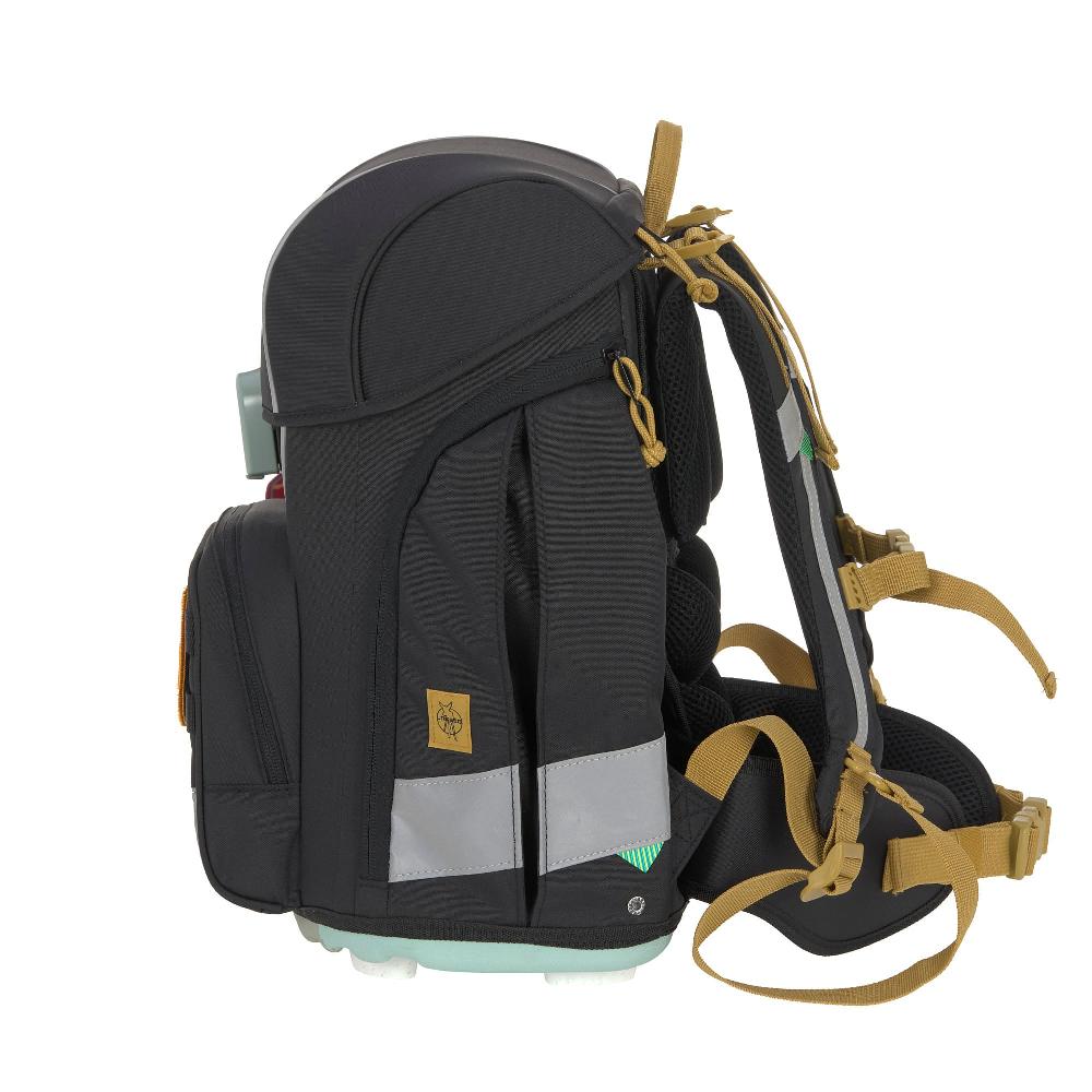 babymarkt Schulranzen-Set 7-tlg. Boxy Unique black Begrenzt auf 3 Tage
