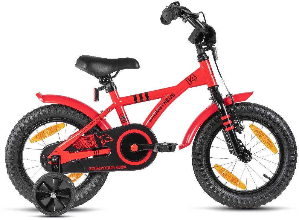 babymarkt Kinderfahrrad 14" mit Stützräder rot-schwarz Rabatte dieses Monats