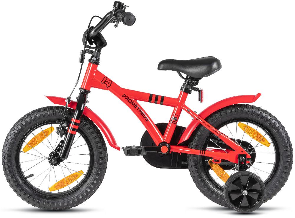 babymarkt Kinderfahrrad 14" mit Stützräder rot-schwarz Rabatte dieses Monats