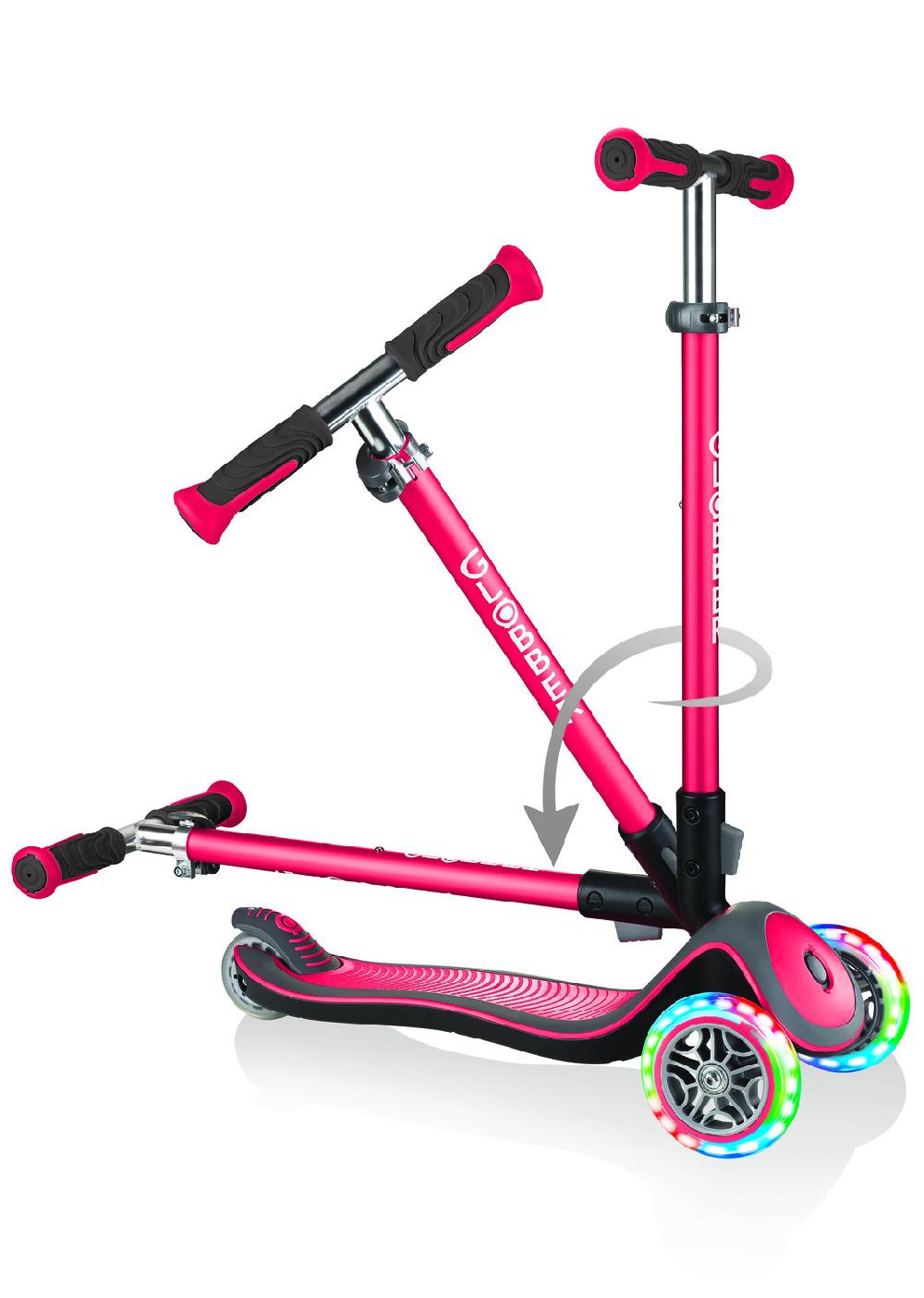 babymarkt Scooter ELITE DELUXE LIGHTS mit Leuchtrollen rot Online