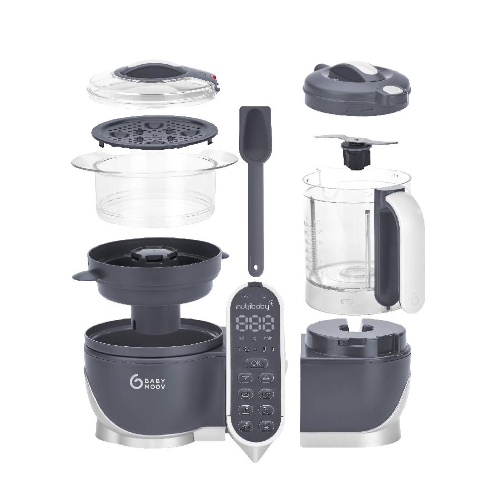 babymarkt Küchenmaschine Nutribaby plus industrial grey Fabrikverkauf