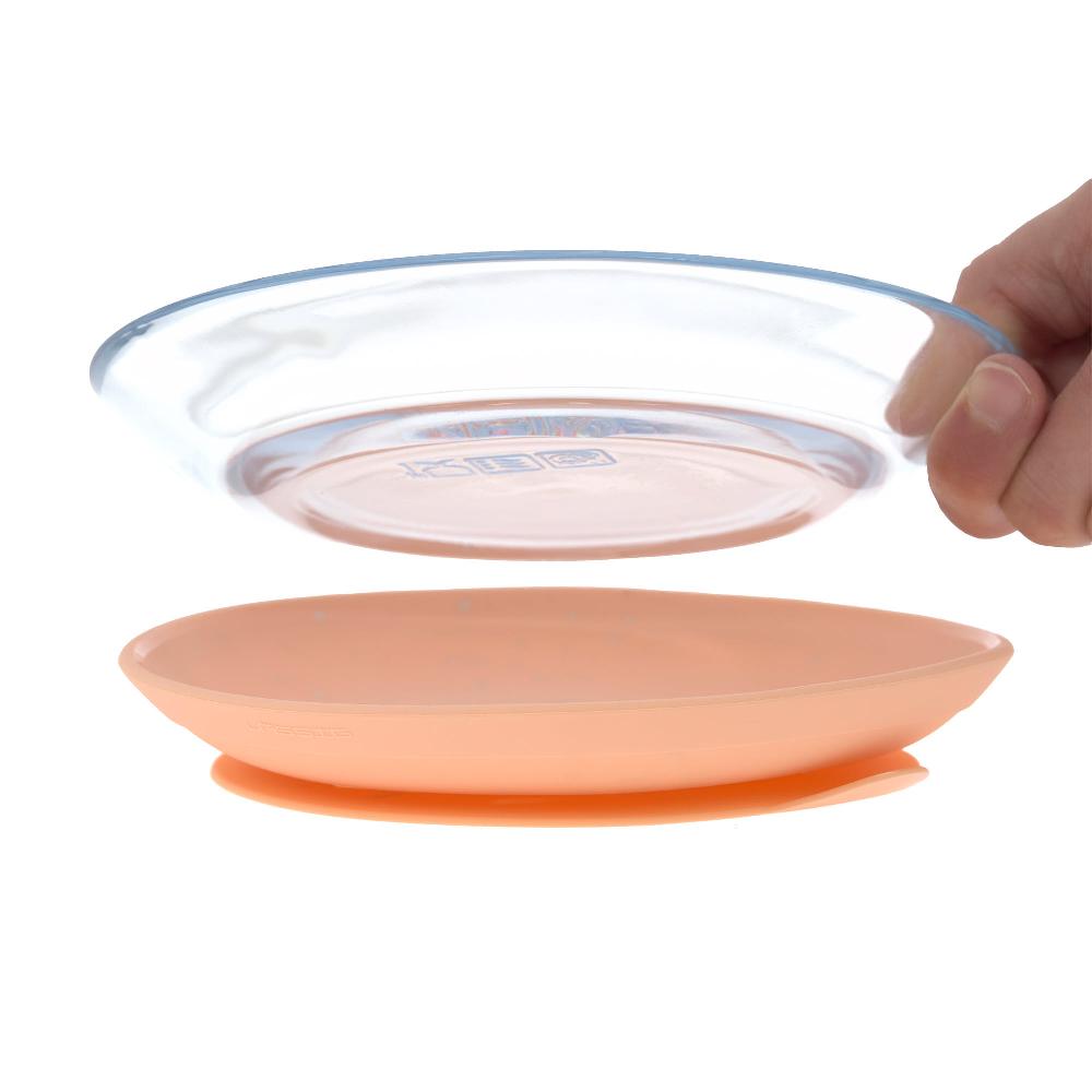 babymarkt Esslernset aus Glas und Silikon apricot Meist gekauft
